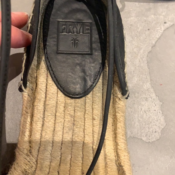 FRYE ROUND TOE ESPADRILLES LACE UPS - Picture 3 of 3